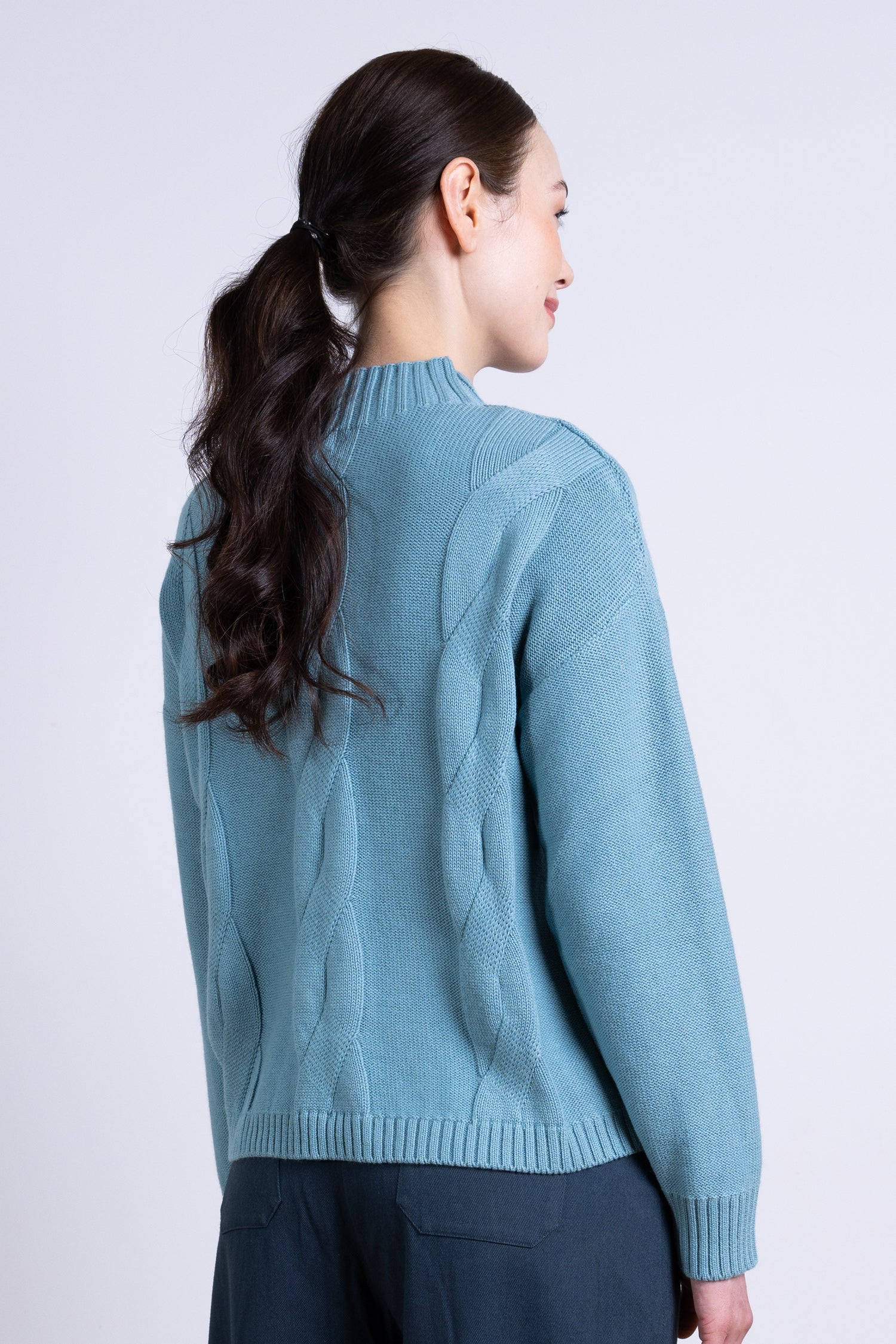 AW25 Button Through Cardi - Arctic - Image 3