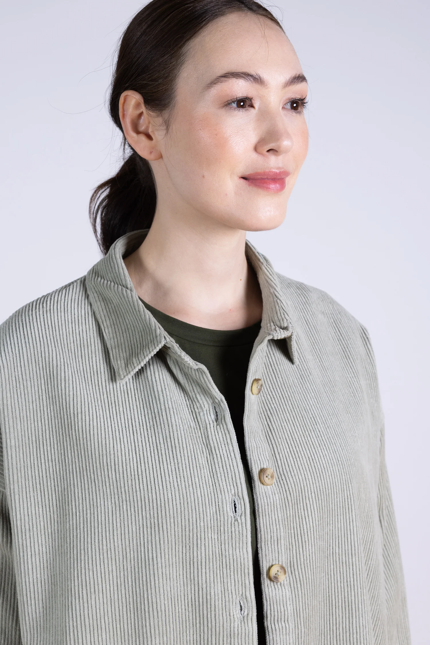 AW25 Cord Shirt - Ecru - Image 4