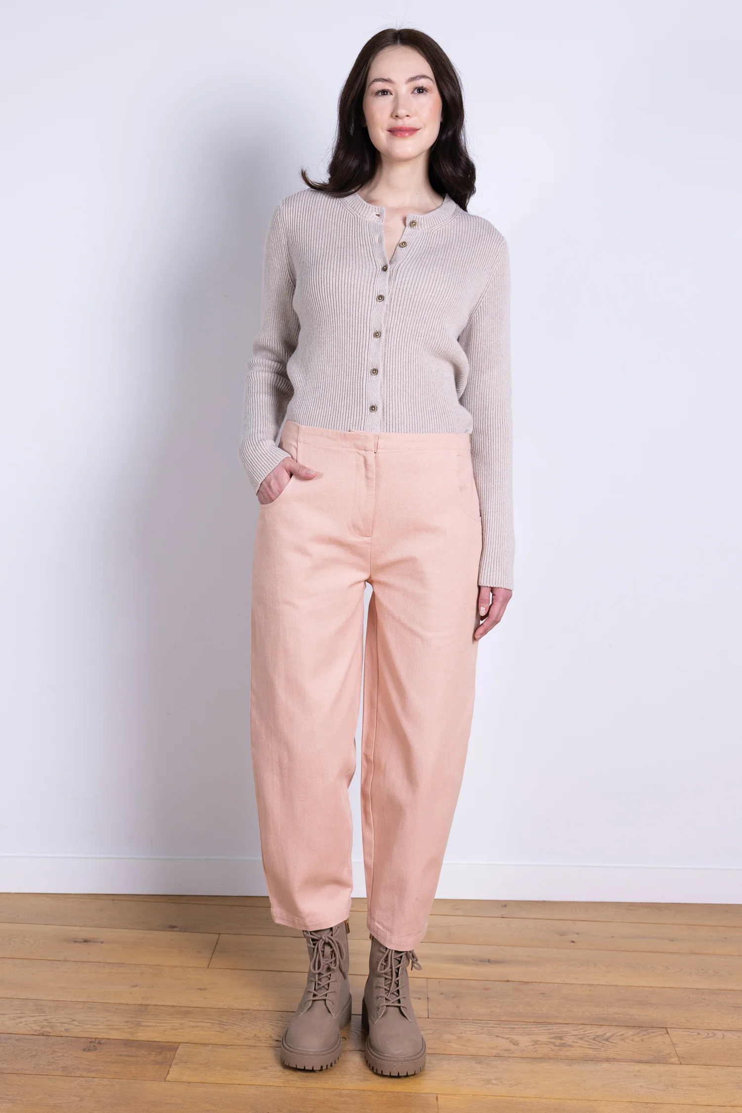 AW25 Cropped Trouser - Parfait - Image 3