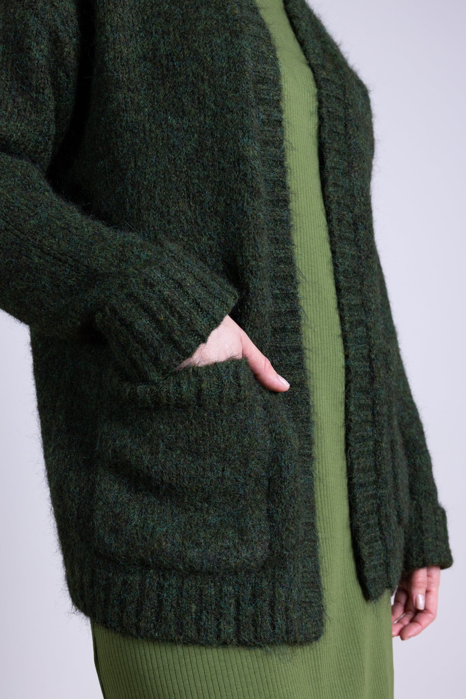 AW25 Edge to Edge Cardi - Juniper - Image 4