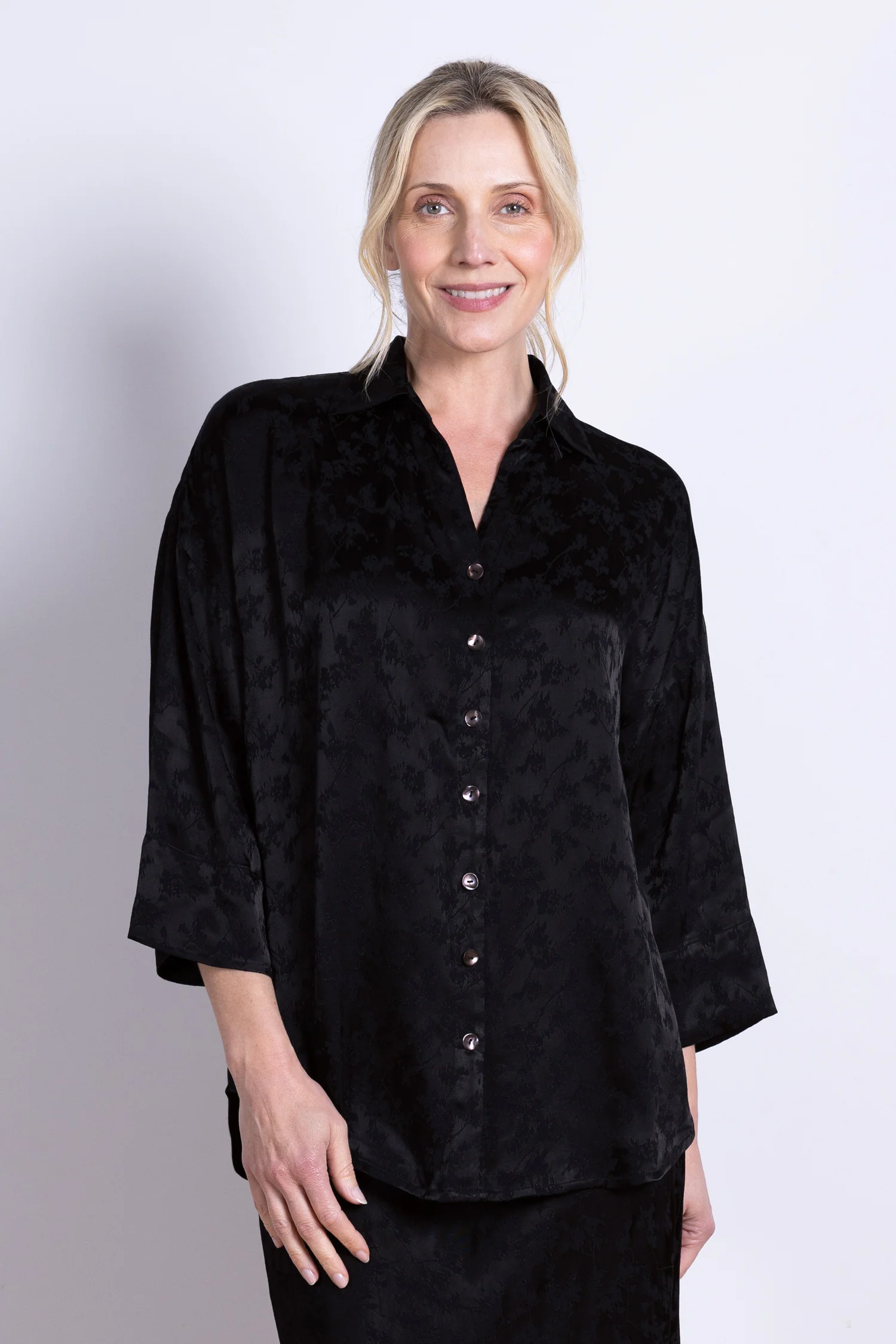 AW25 Jacquard Shirt - Black