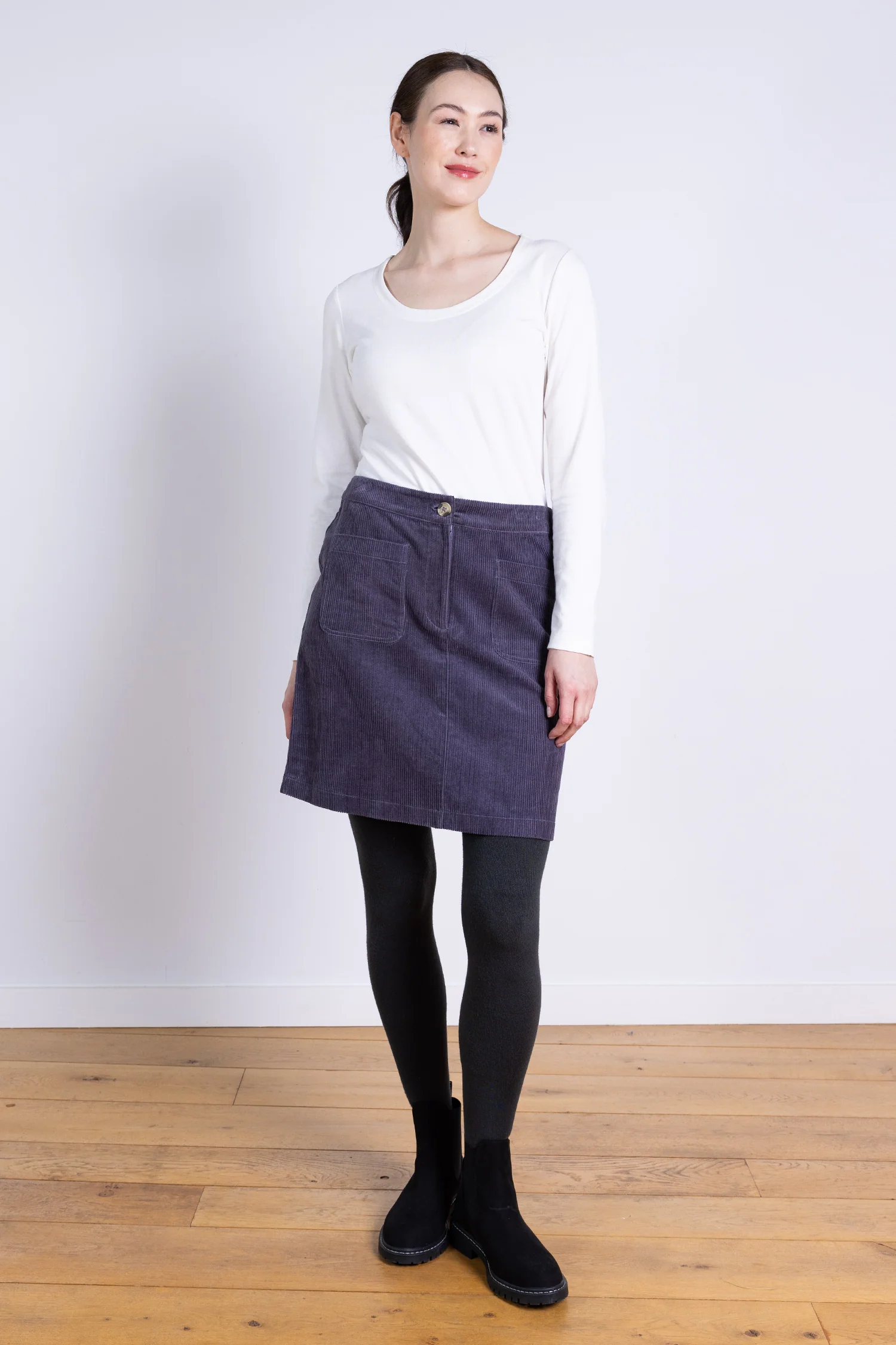 AW25 Pocket Mini Skirt - Plum - Image 4