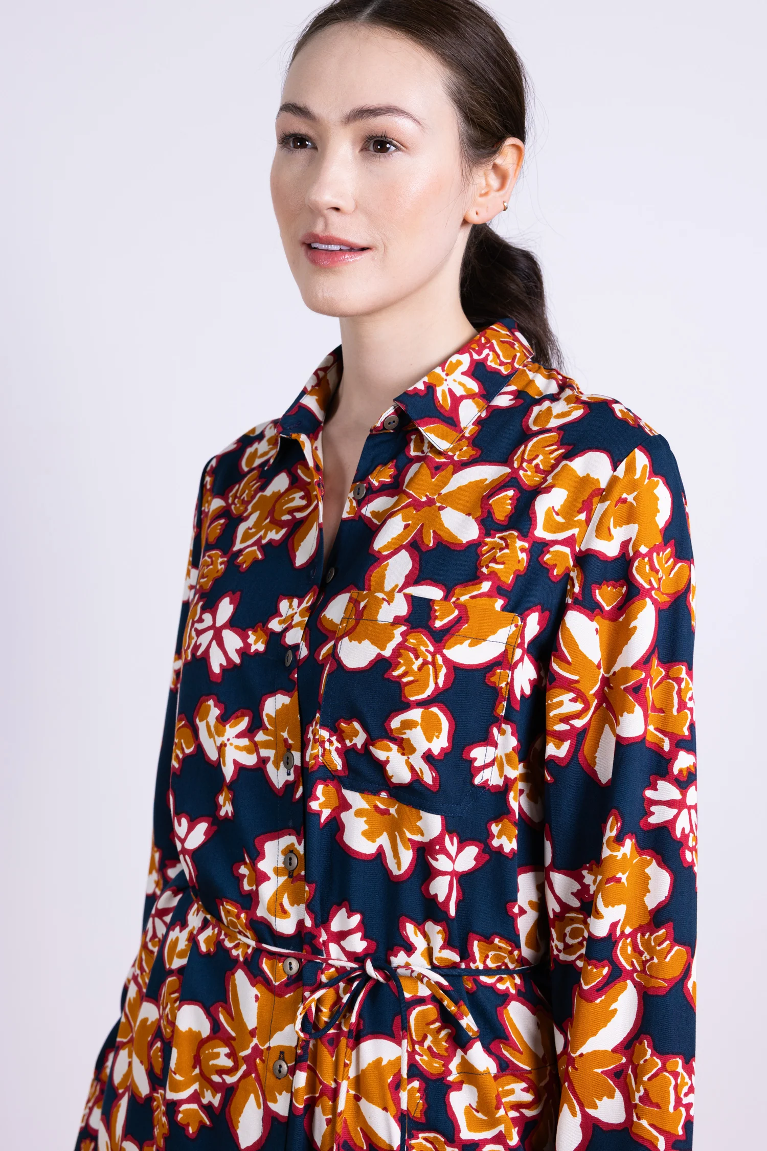 AW25 Shirt Dress - Oxford - Image 4