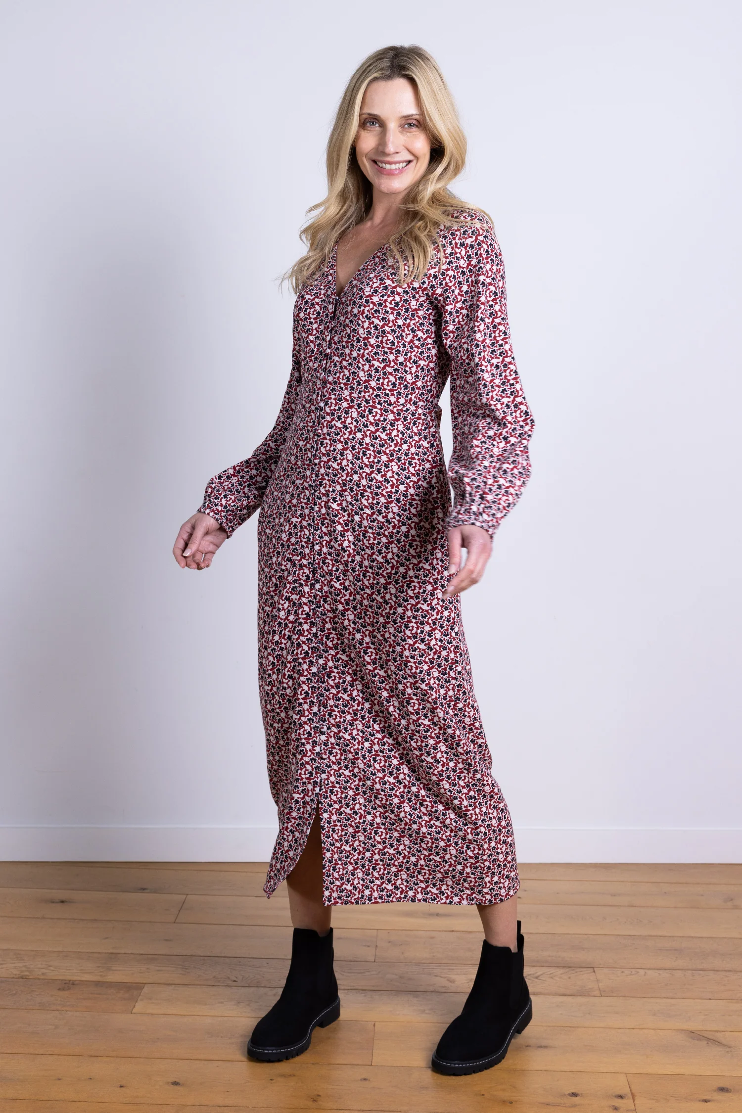 AW25 Sweetheart Midi - Scarlet - Image 4