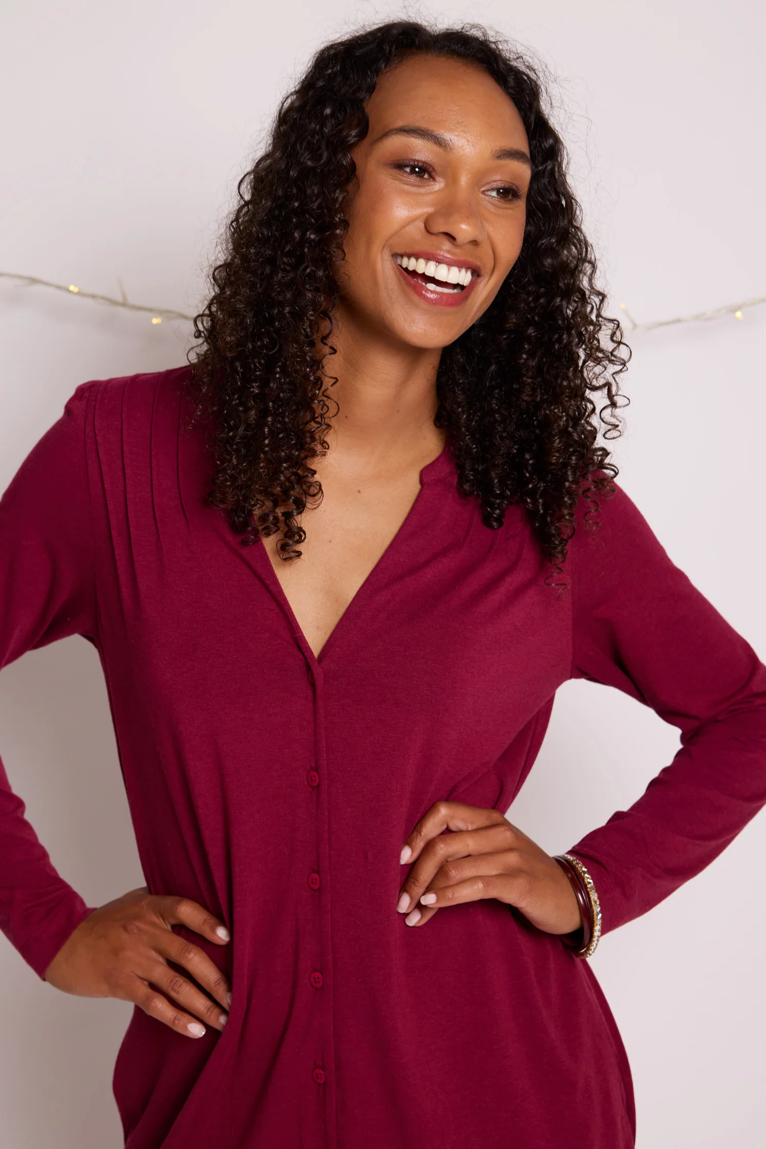 Pin Tuck Tunic Dress - Image 3