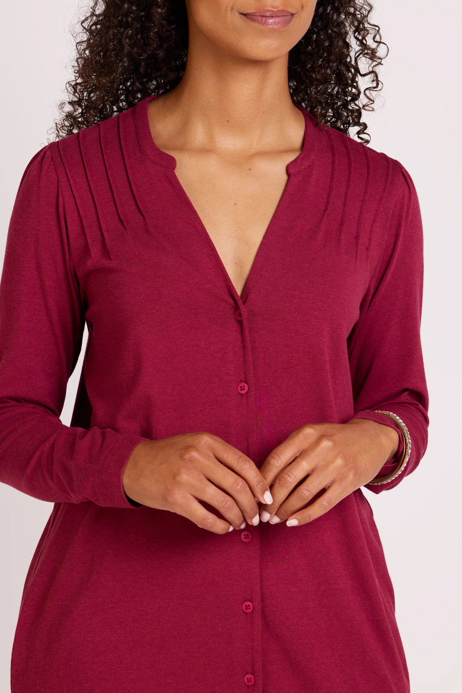 Pin Tuck Tunic Dress - Image 4