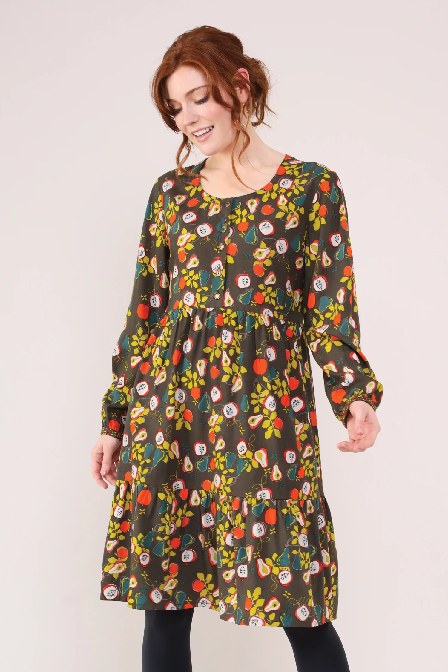 Button Tunic Dress