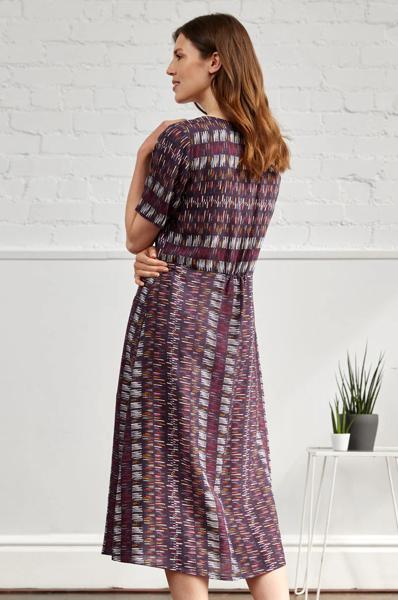 BW2084 Slub Midi Dress - Image 3