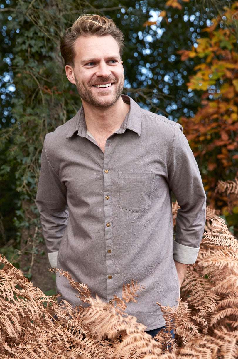 CH9002 Mens Longsleeve Chambray Shirt