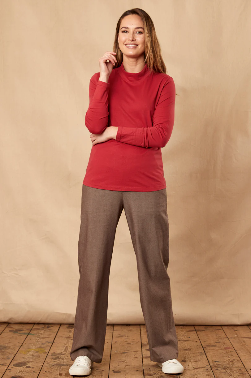 GOTS Organic Cotton Turtle Neck Top - Image 3