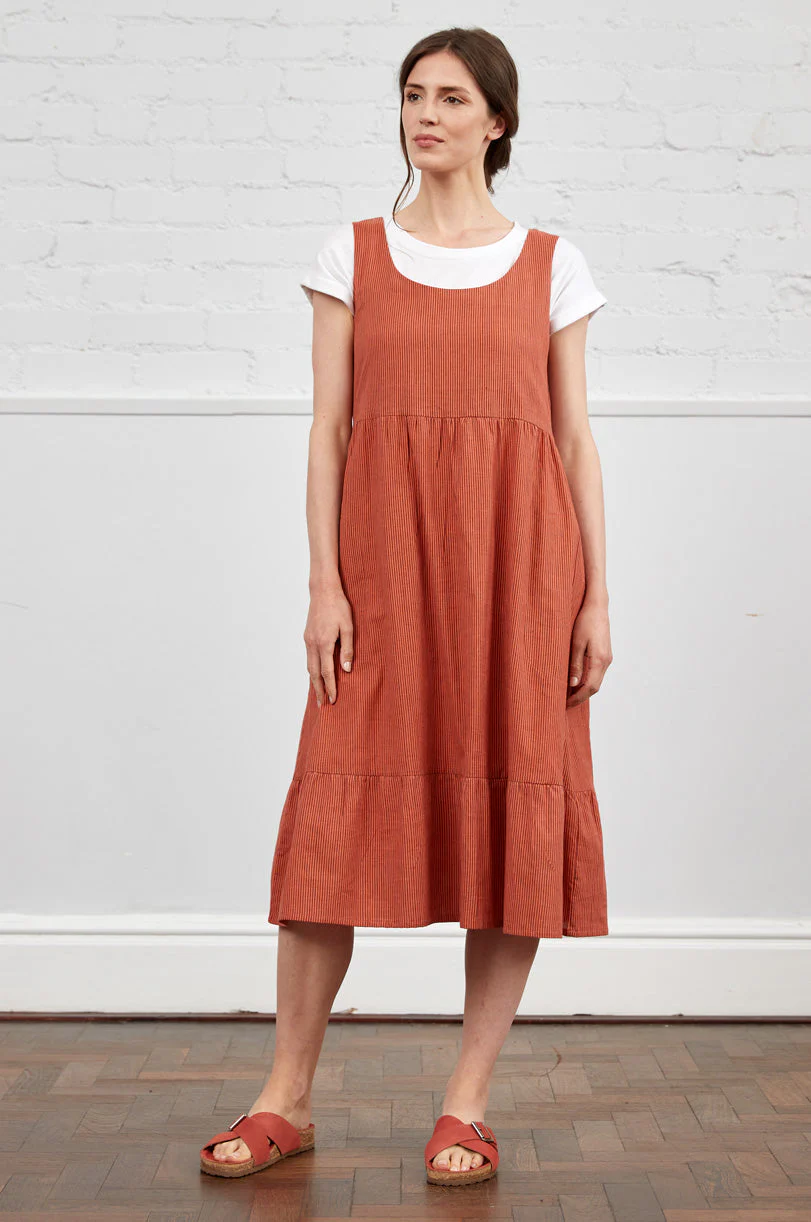 Cotton Handloom Midi Dress - Image 3