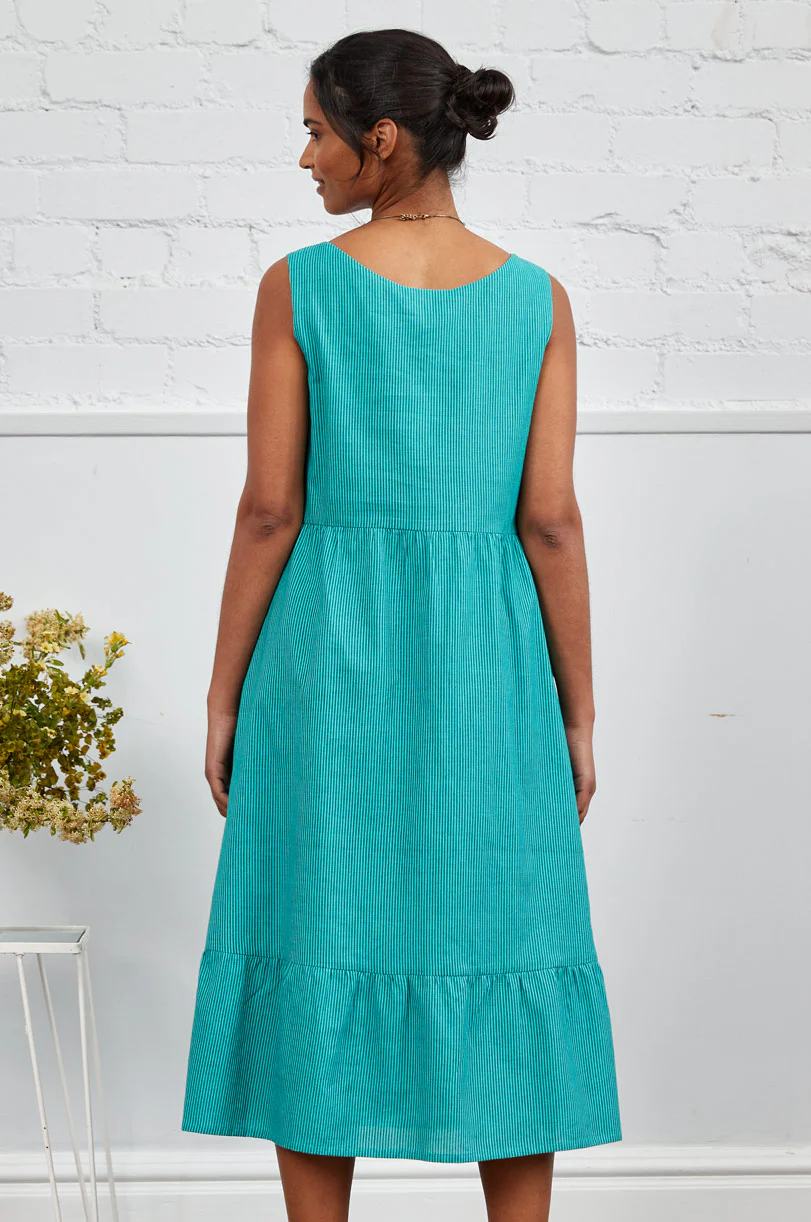 Cotton Handloom Midi Dress - Image 6