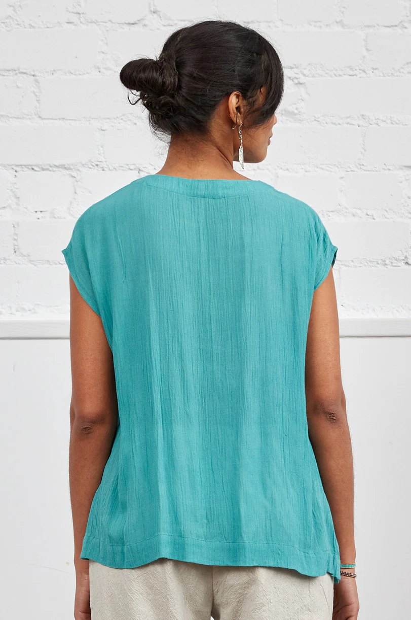 Crinkle Viscose Top - Image 5