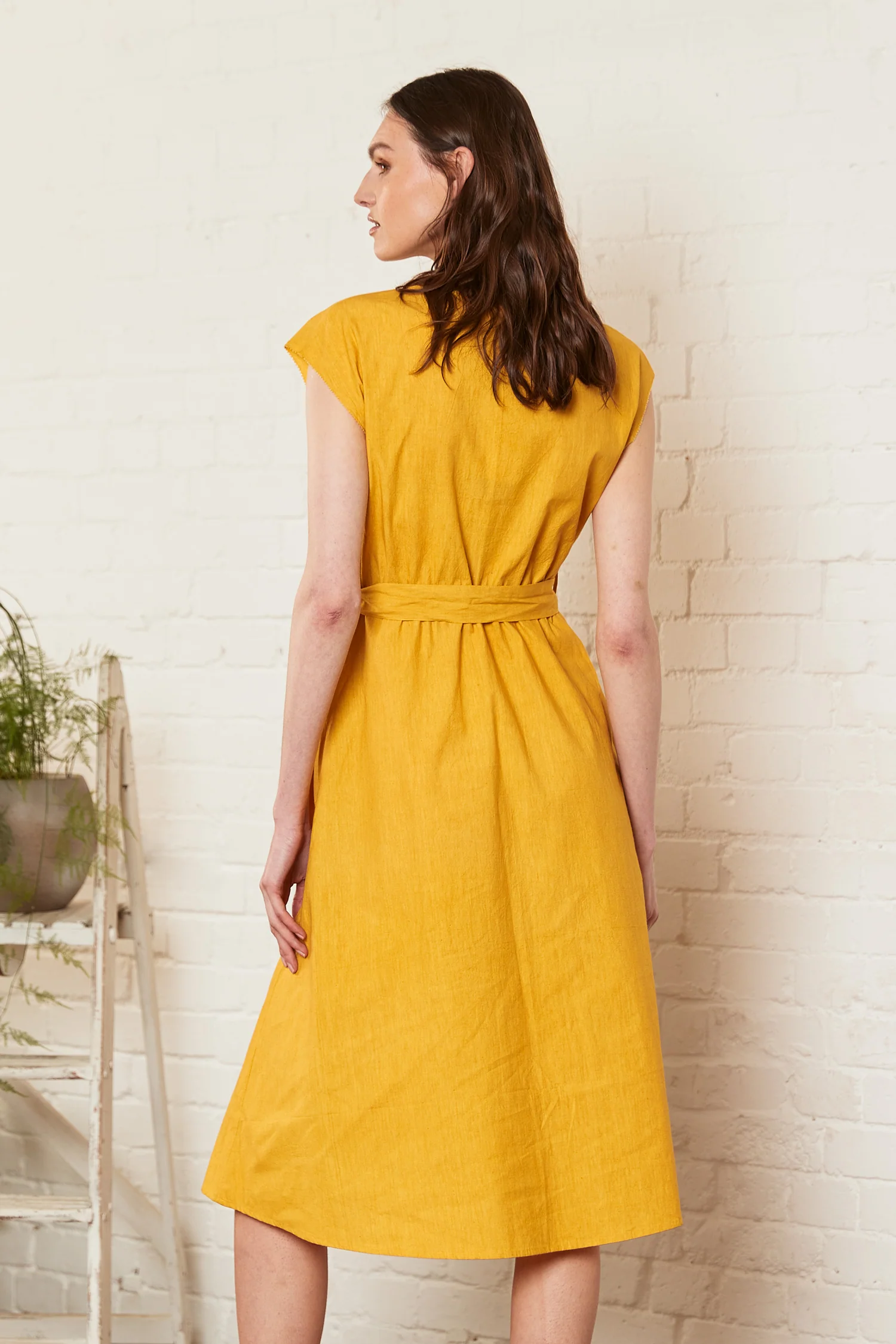 Cotton Poplin Dress - Image 4