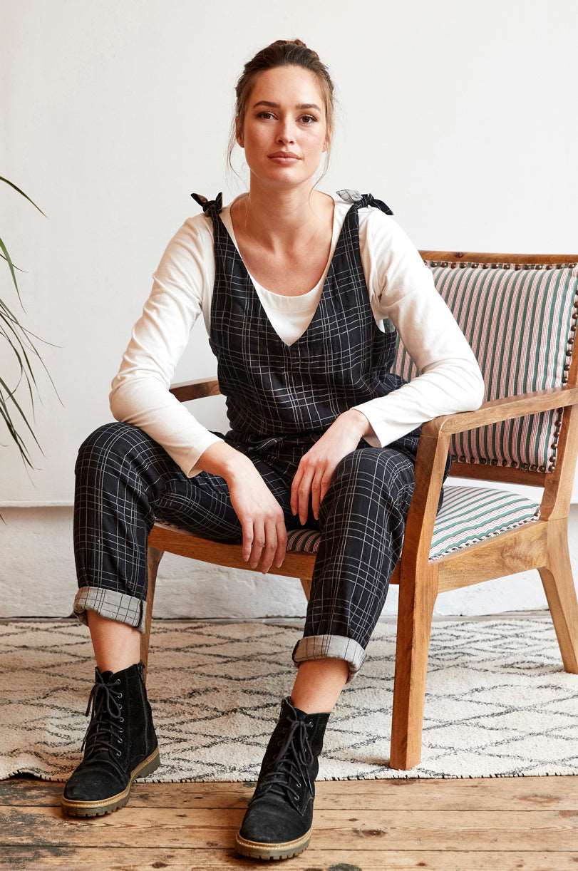 CQ1056  Double Cotton Jumpsuit - Image 5