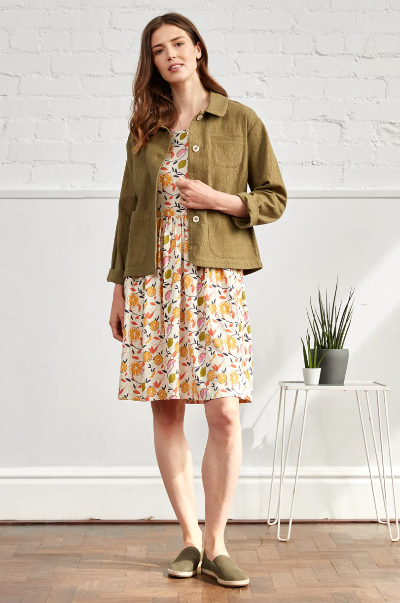 CT3118 Gathered Tunic Dress - Image 5