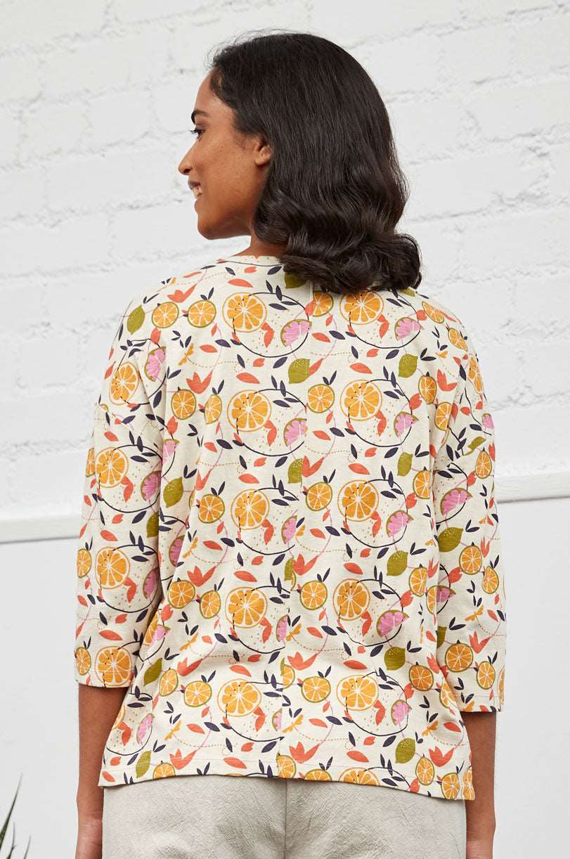 CT4125 3/4 Sleeve Jersey Top - Image 2