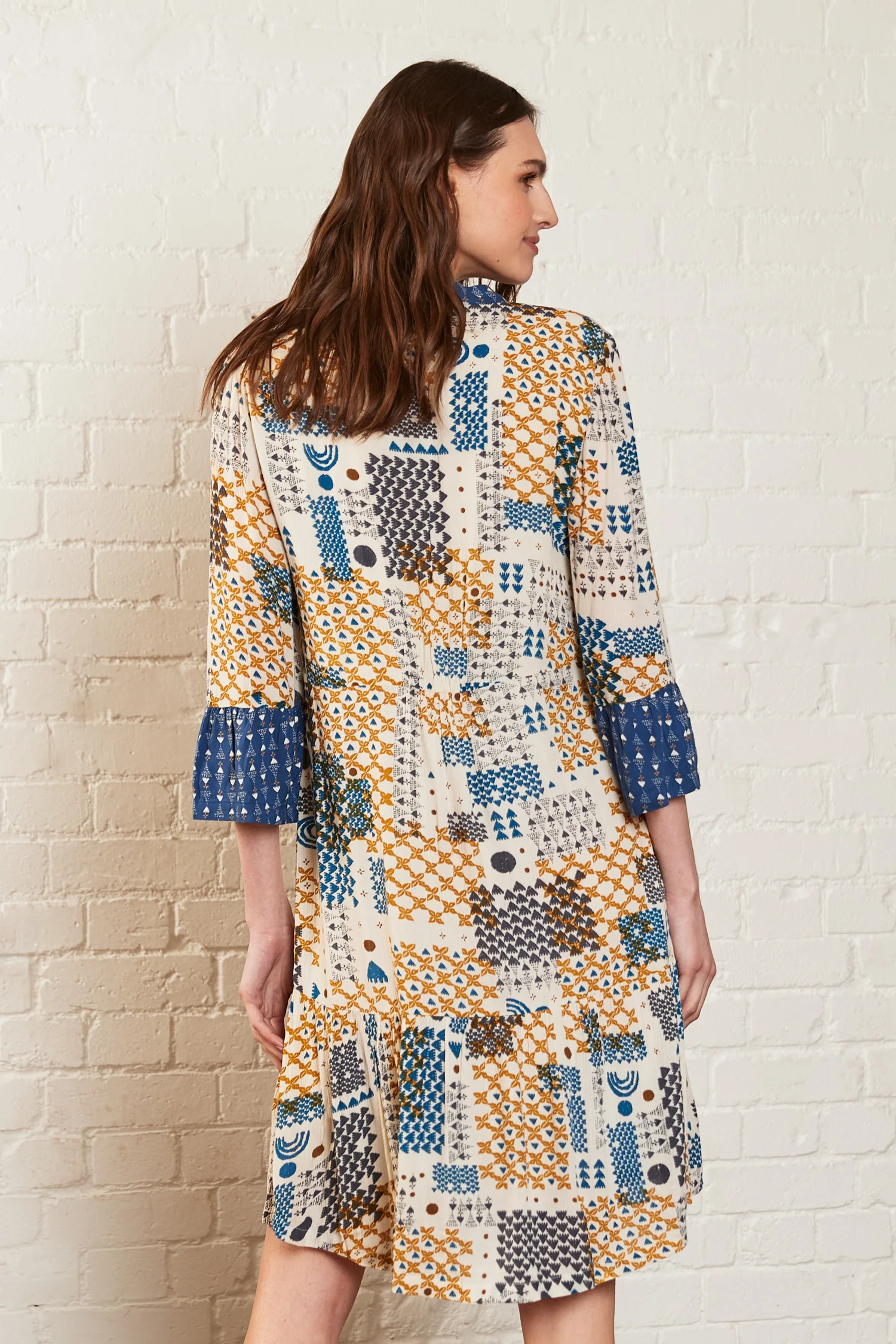 Dakota Gathered Tunic Dress - Image 5