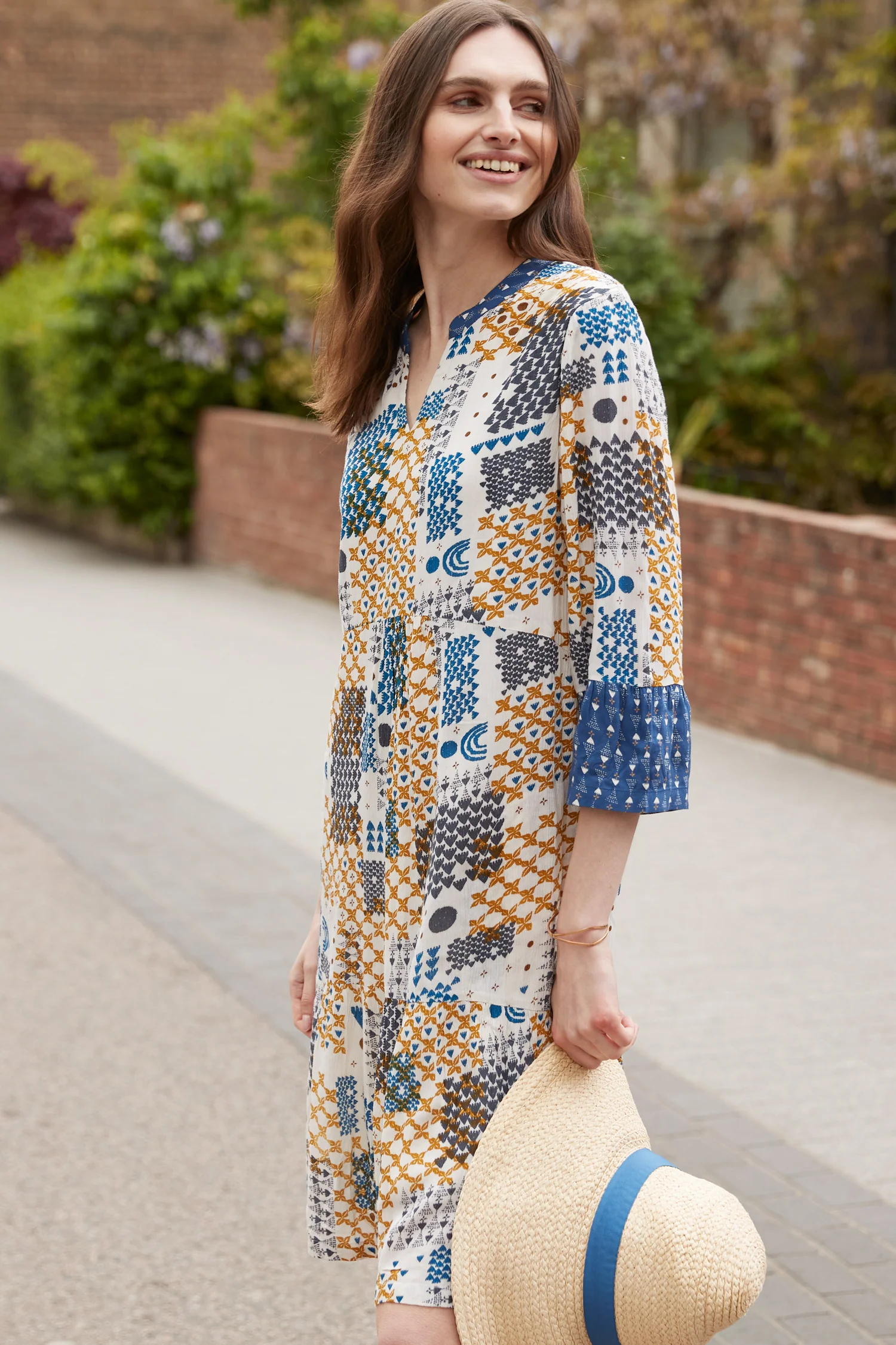 Dakota Gathered Tunic Dress - Image 8