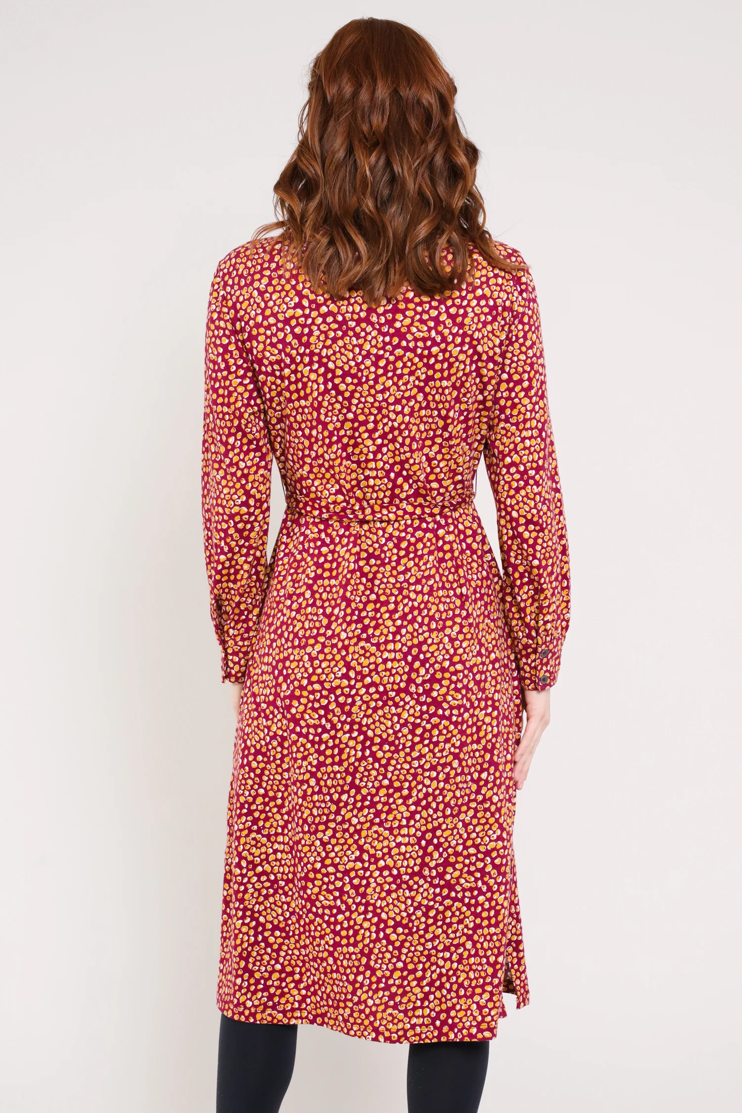 Dotty Shirt Dress - Image 4