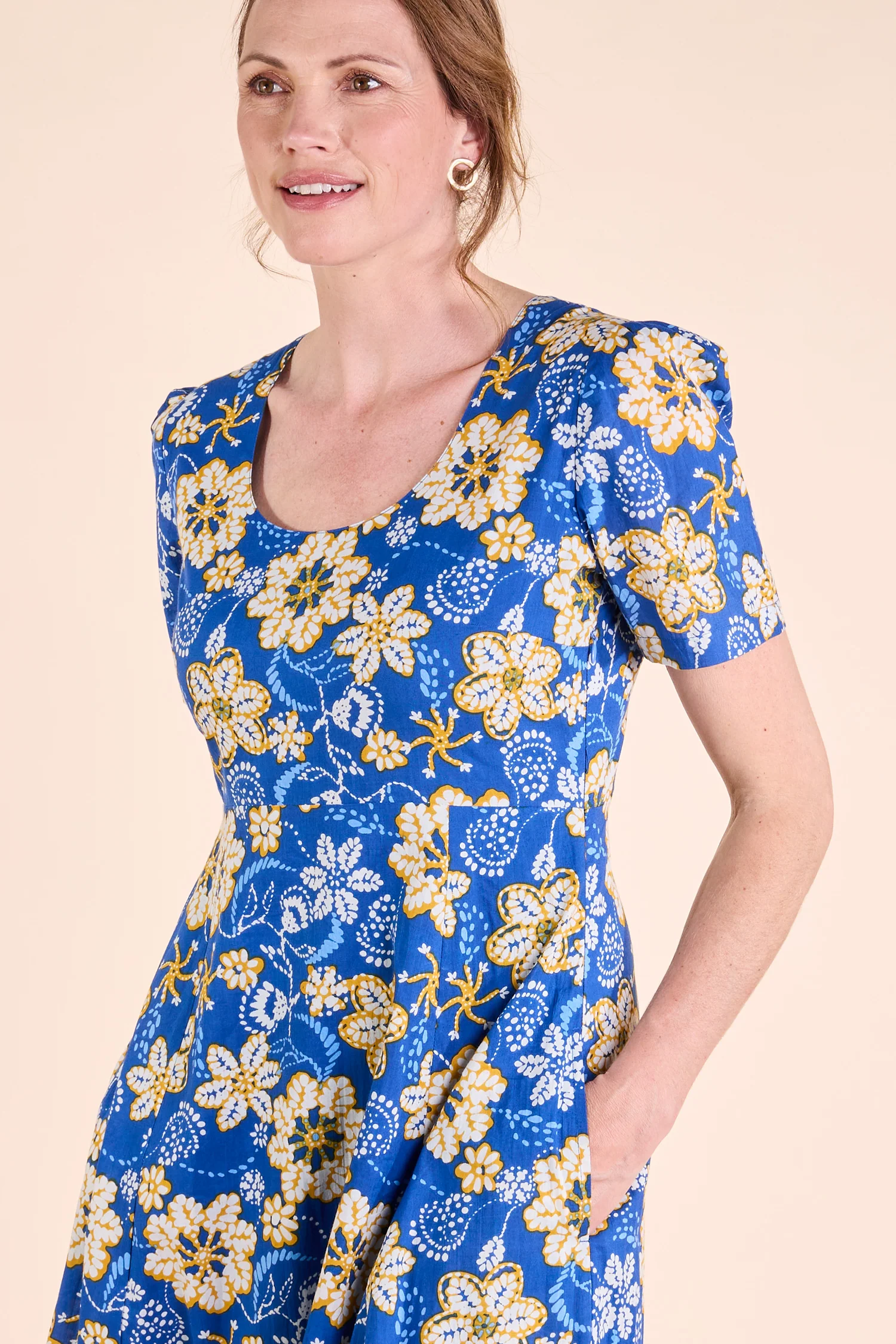 SS25 Flutter Sleeve Dress - China - Image 2