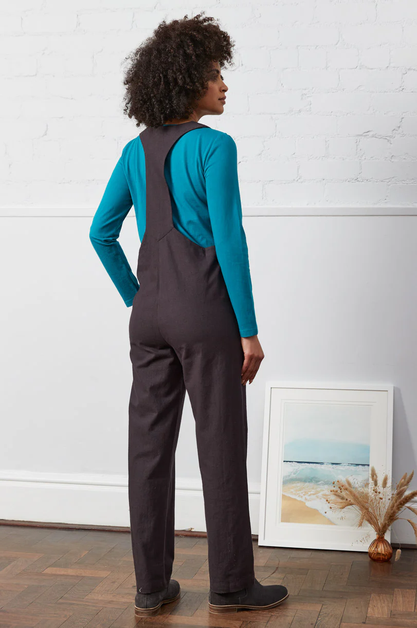 Cotton Full Length Dungarees - Image 5