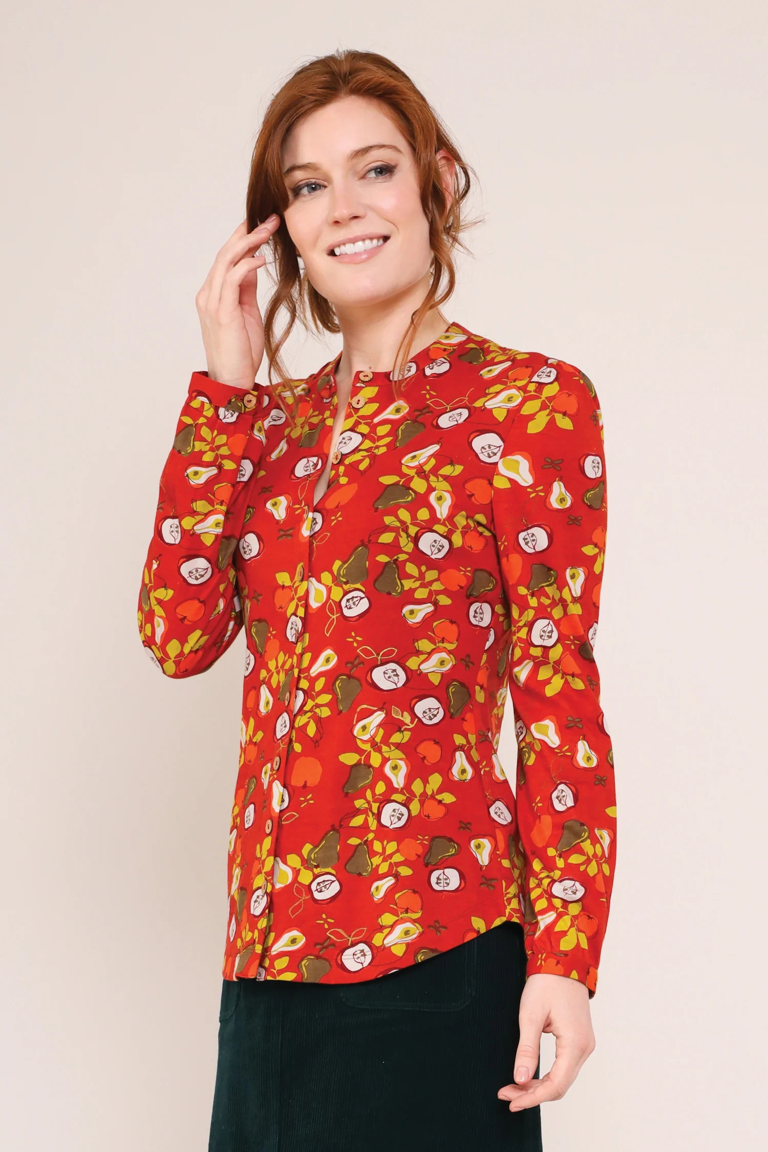 Gathered Sleeve Shirt