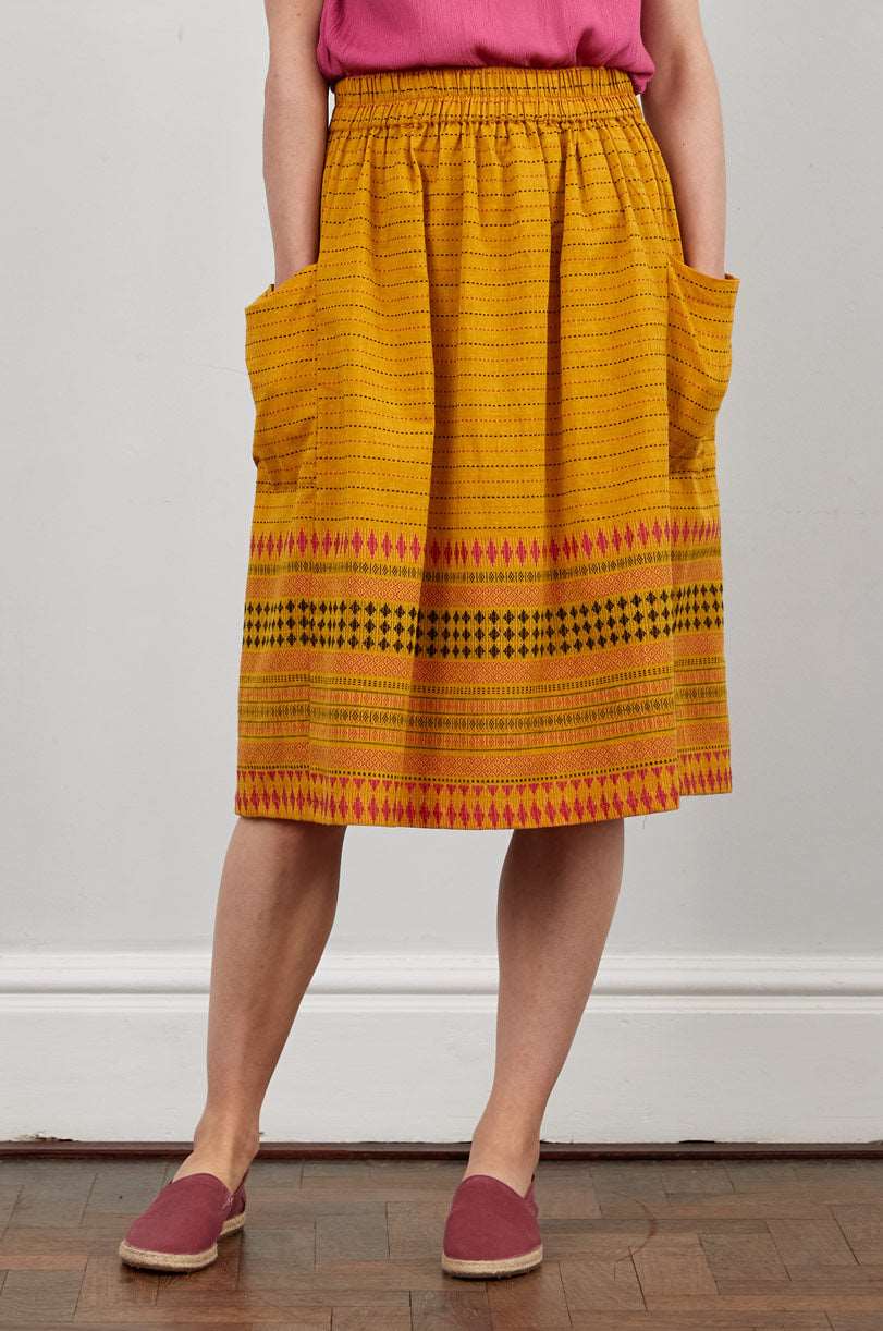 GJ8039 Gathered Skirt - Image 5