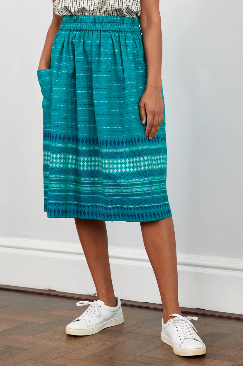 GJ8039 Gathered Skirt - Image 7