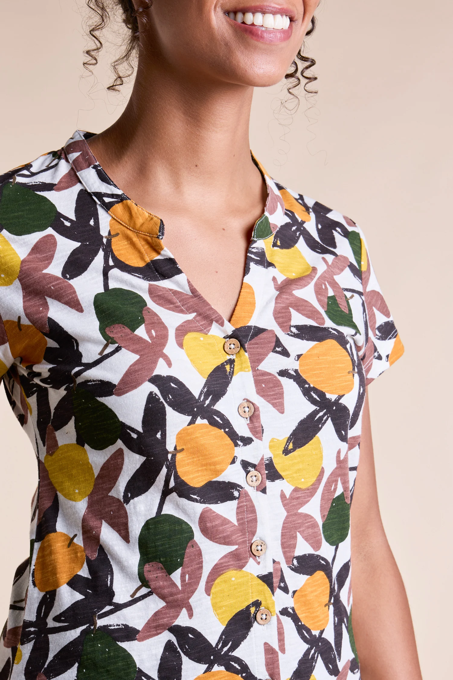 SS25 GOTS Organic Cotton Jersey Shirt - Ivory - Image 3