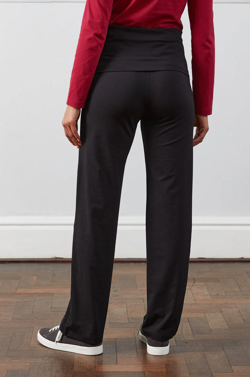 GOTS Organic Cotton Roll-Top Jersey Trousers - Image 2
