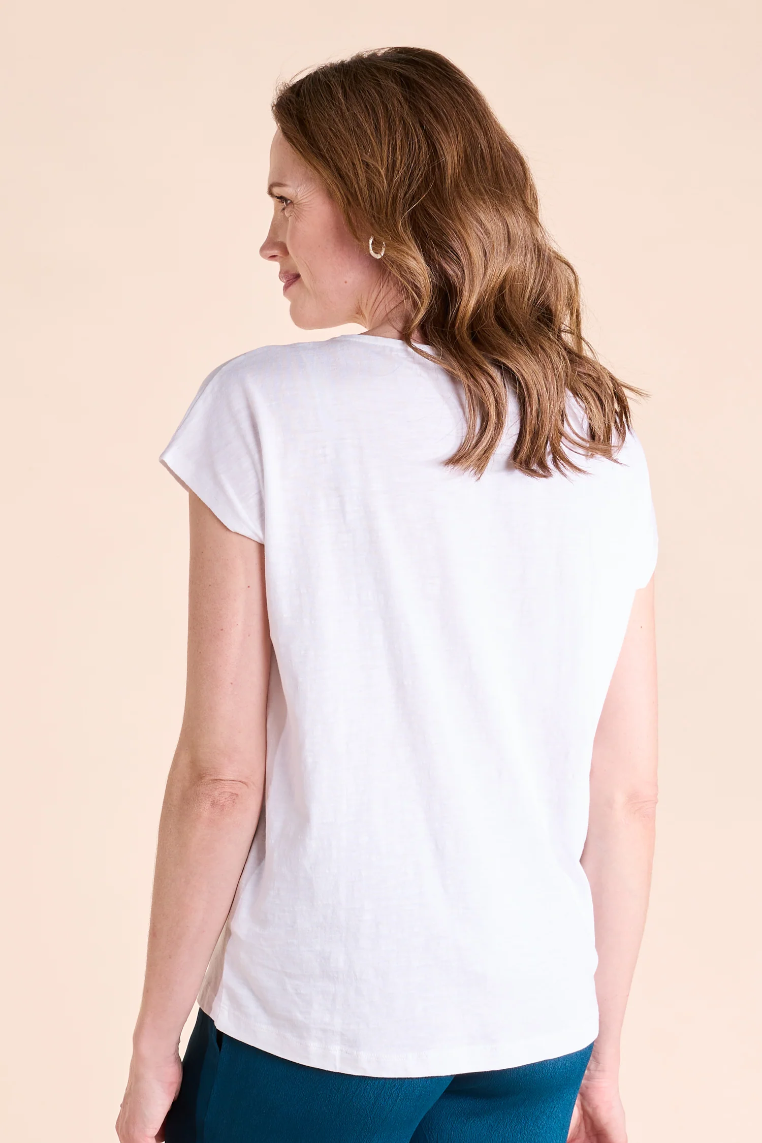 SS25 GOTS Organic Cotton T shirt - White - Image 3