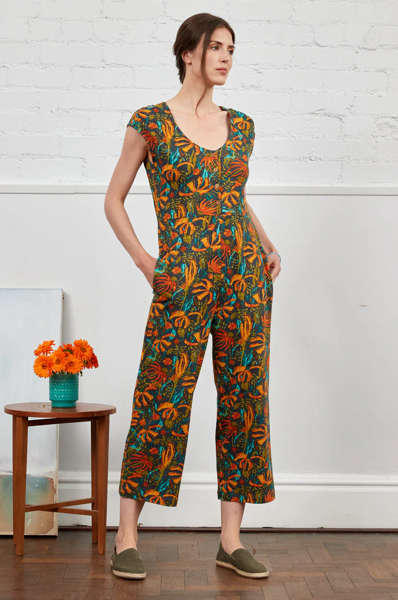 HG1061 Printed Jersey Jumpsuit - Image 2