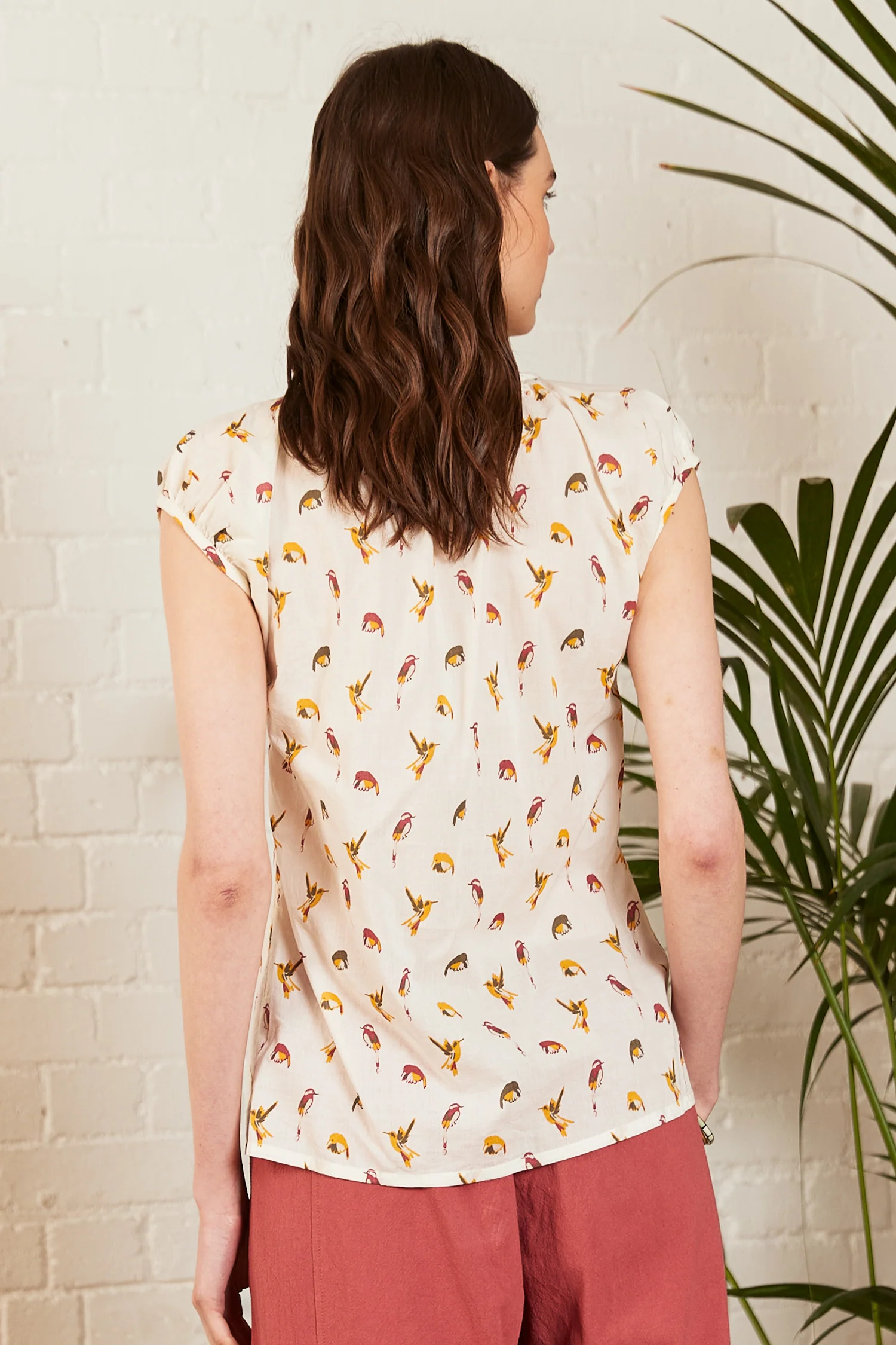 Hummingbird BCI Cotton Gathered Top - Image 6