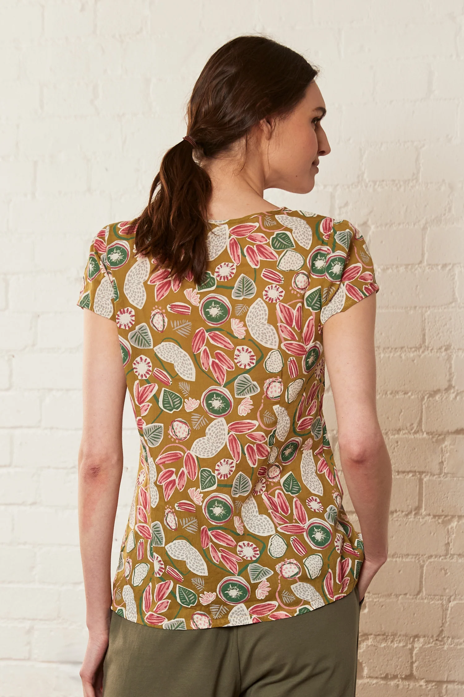Kiwi Organic Cotton Pintuck Top - Image 2