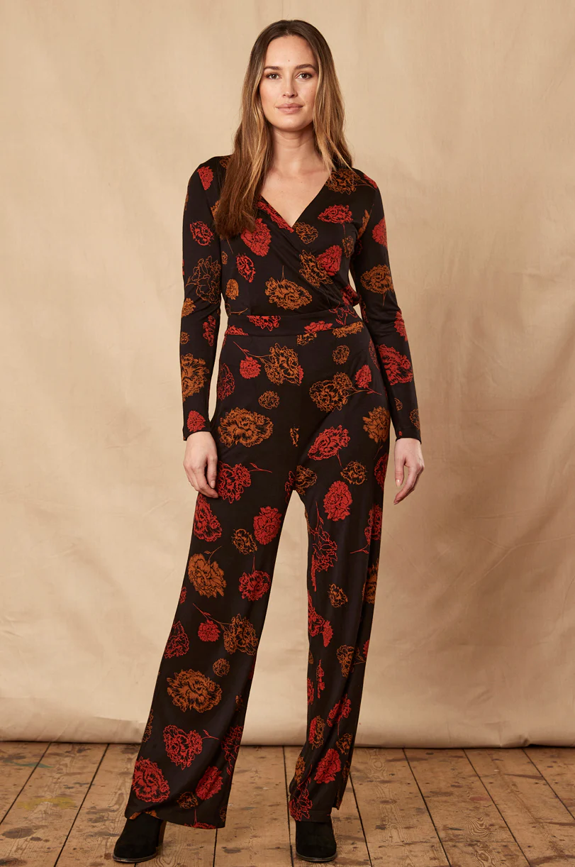 KN1070 Ecovero Kimono Jumpsuit - Image 4