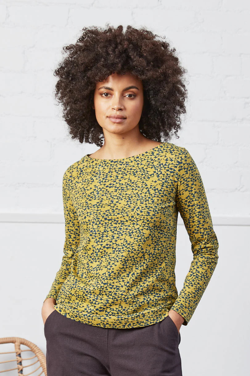 KP4093 Printed Cotton Jersey Top - Image 3