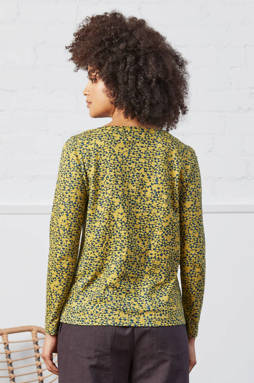 KP4093 Printed Cotton Jersey Top - Image 4