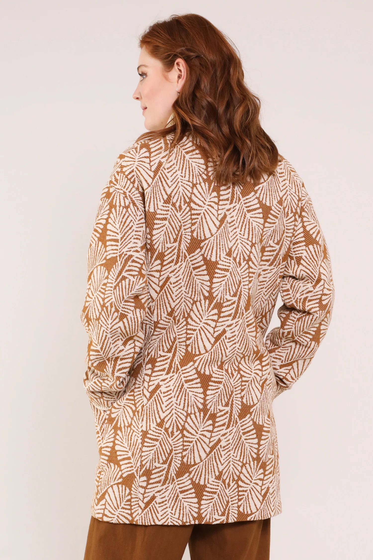 Cotton Handloom Oversized Coat - Image 5