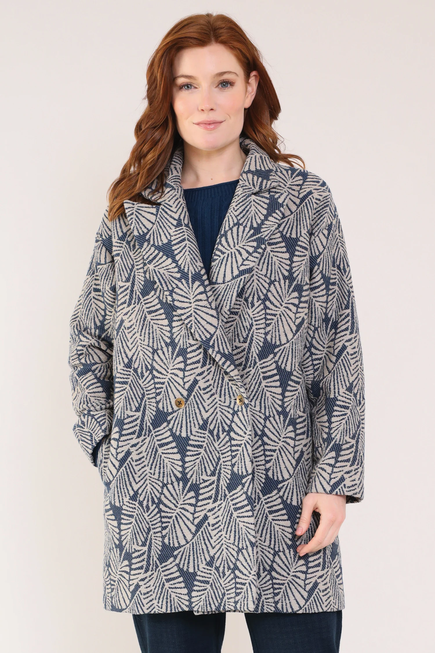 Cotton Handloom Oversized Coat - Image 6