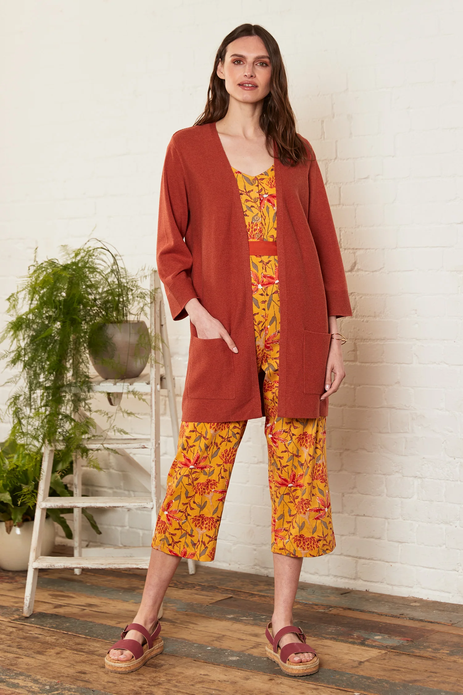 Marl Organic Cotton Kimono Cardi - Image 3