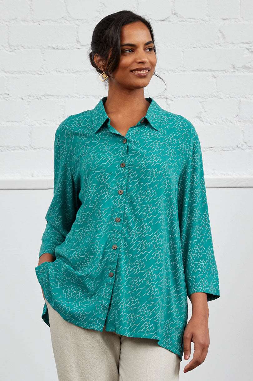 Ecovero Printed Shirt - Image 2