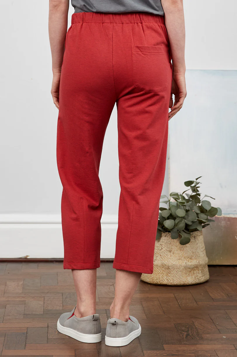 GOTS Organic Cotton Cropped Trouser - Image 3