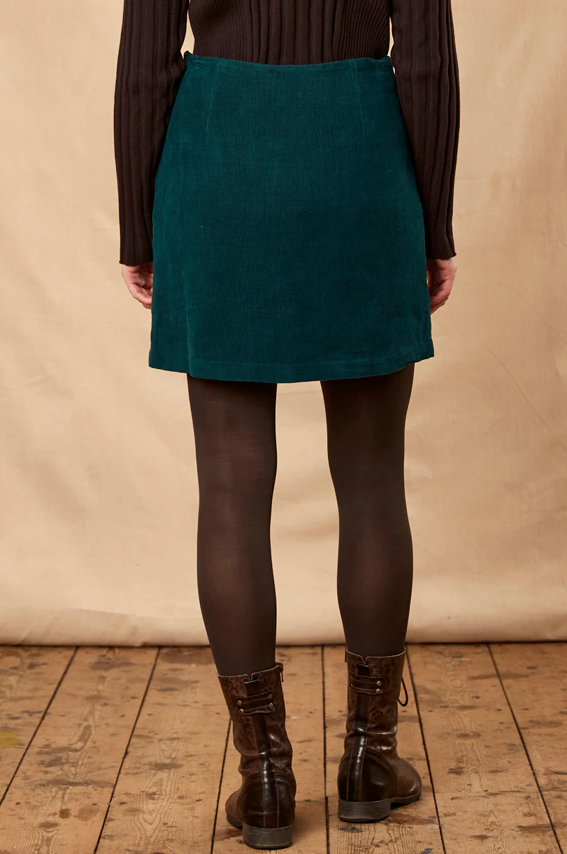 Cotton Cord Mini Skirt - Image 2
