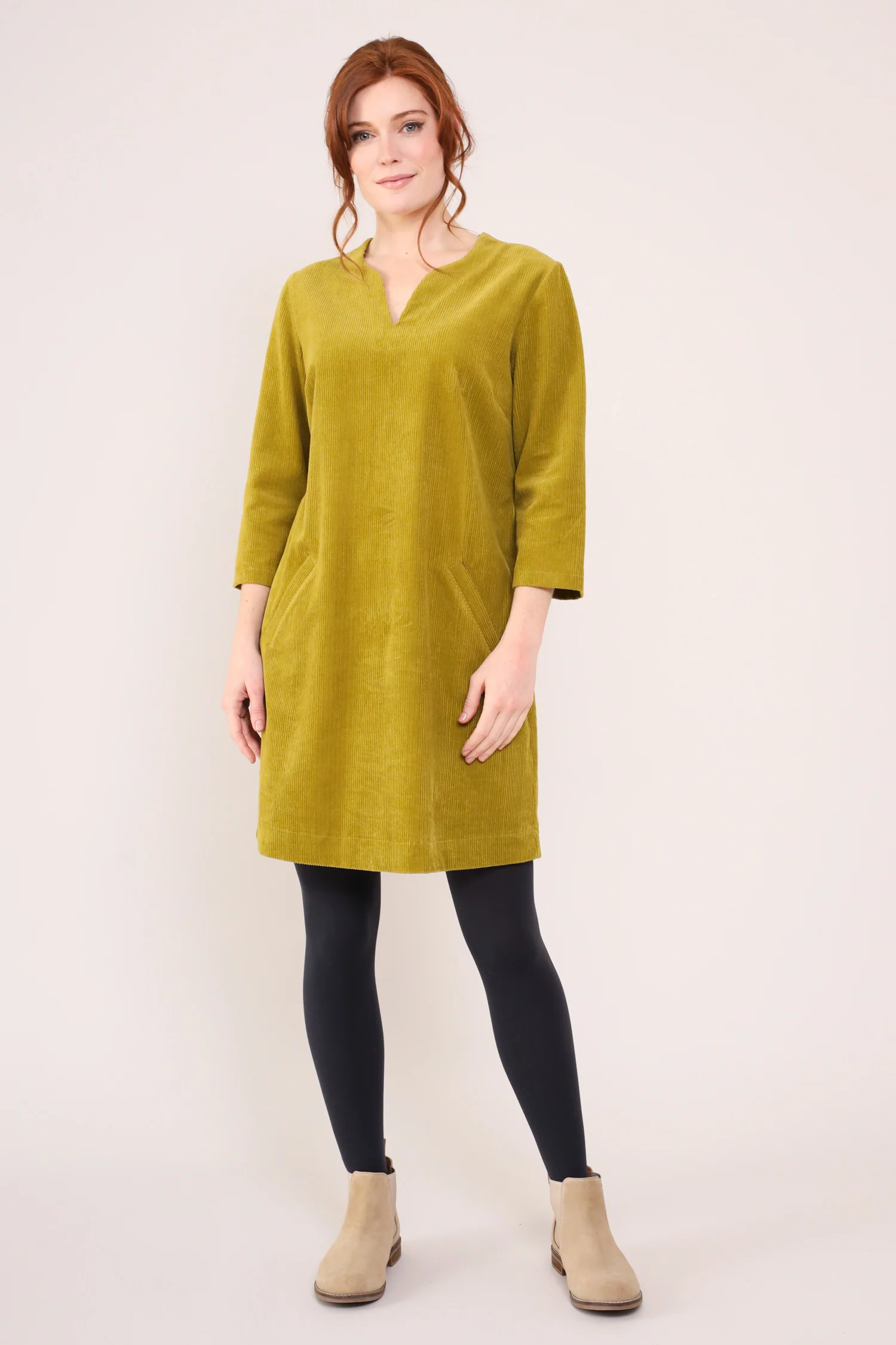 Cotton Chunky Cord Tunic Dress - Image 3