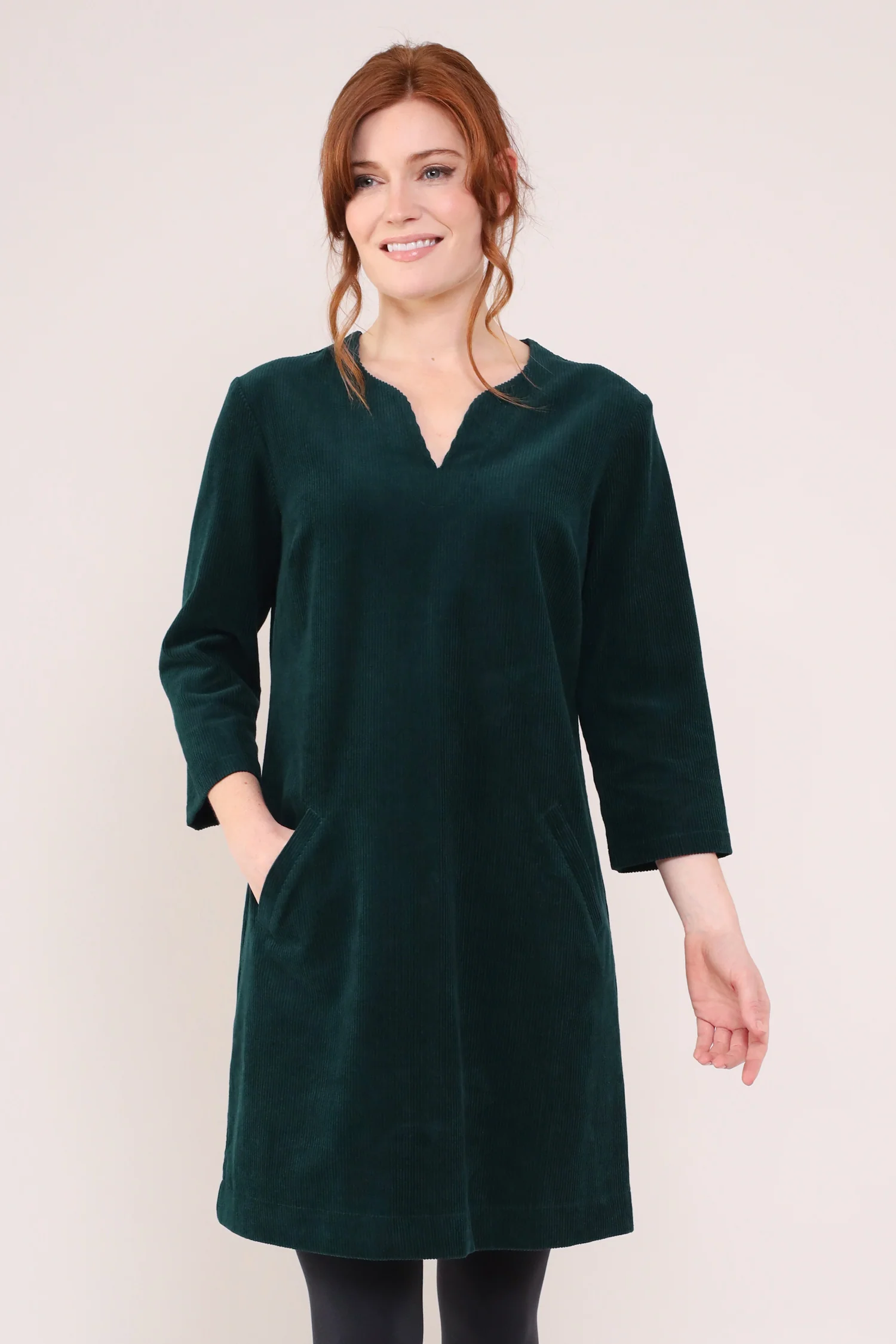 Cotton Chunky Cord Tunic Dress - Image 4