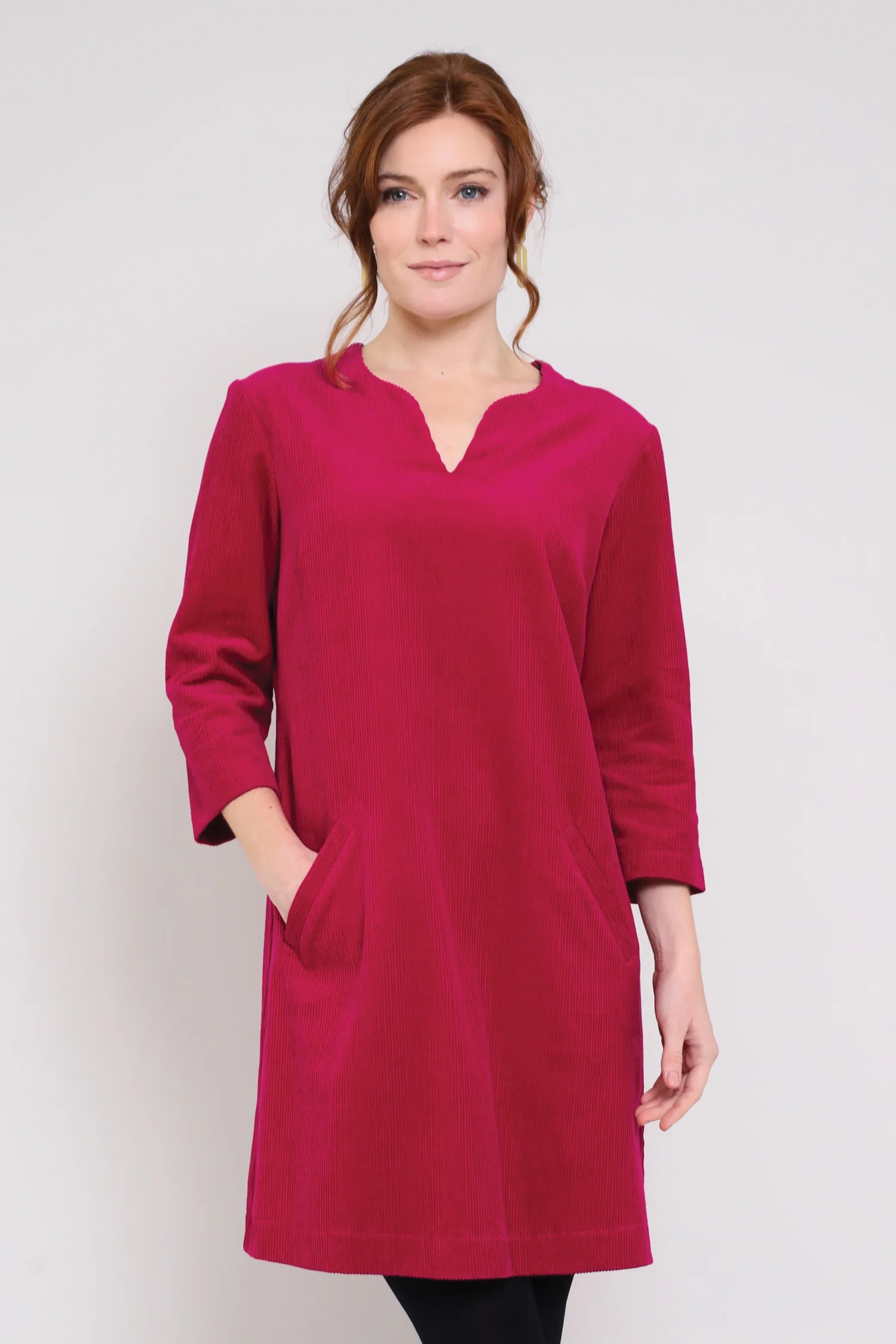 Cotton Chunky Cord Tunic Dress - Image 7