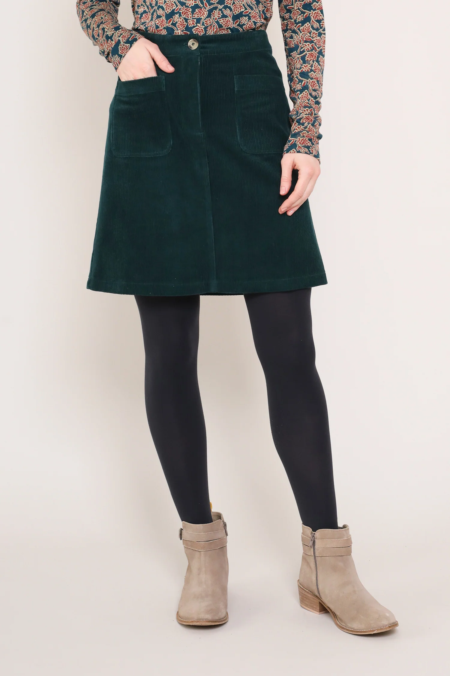 Chunky Cord Pocket Mini Skirt - Image 5