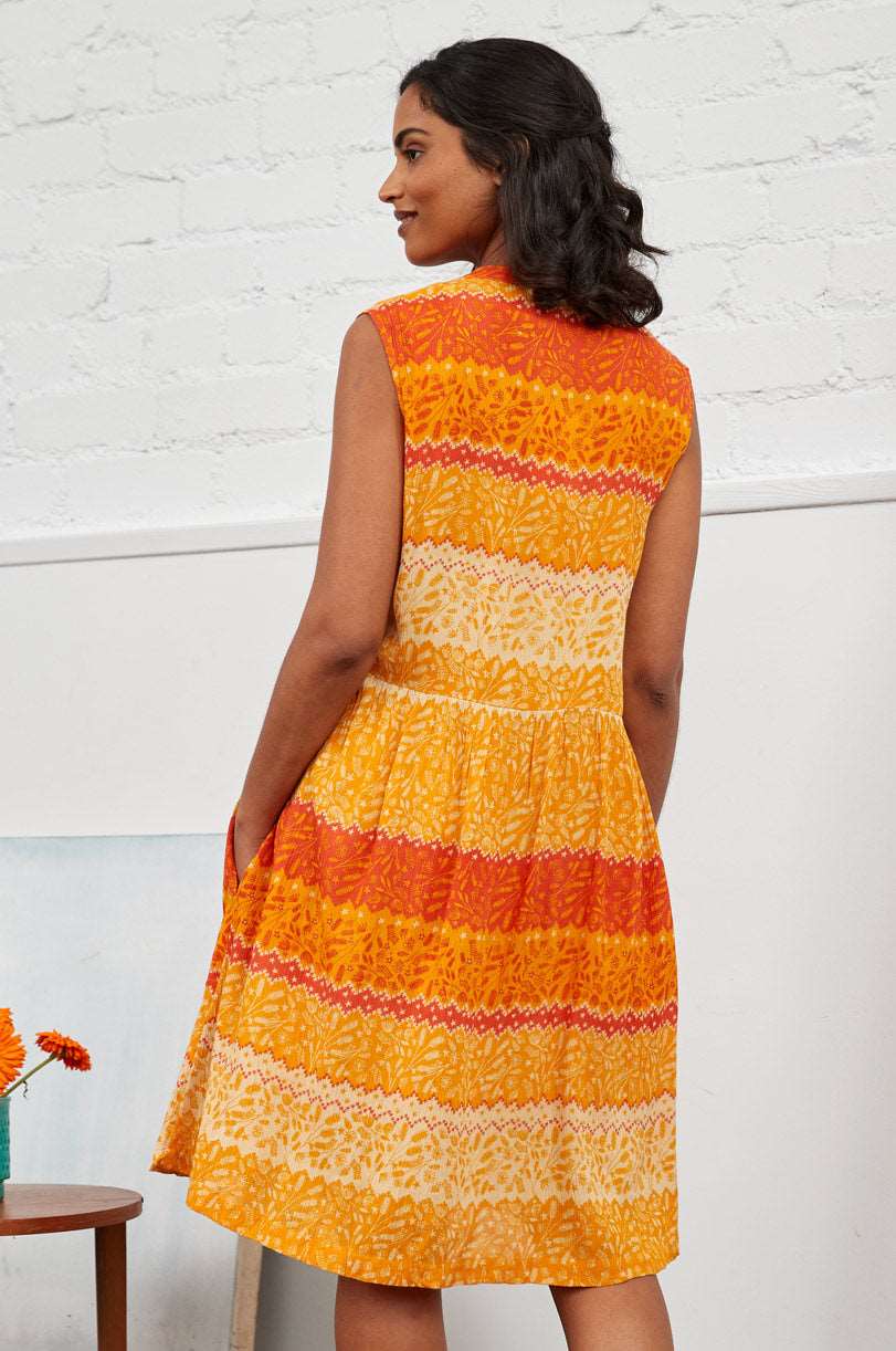 Crinkle Viscose Gathered Tunic Dress - Image 3