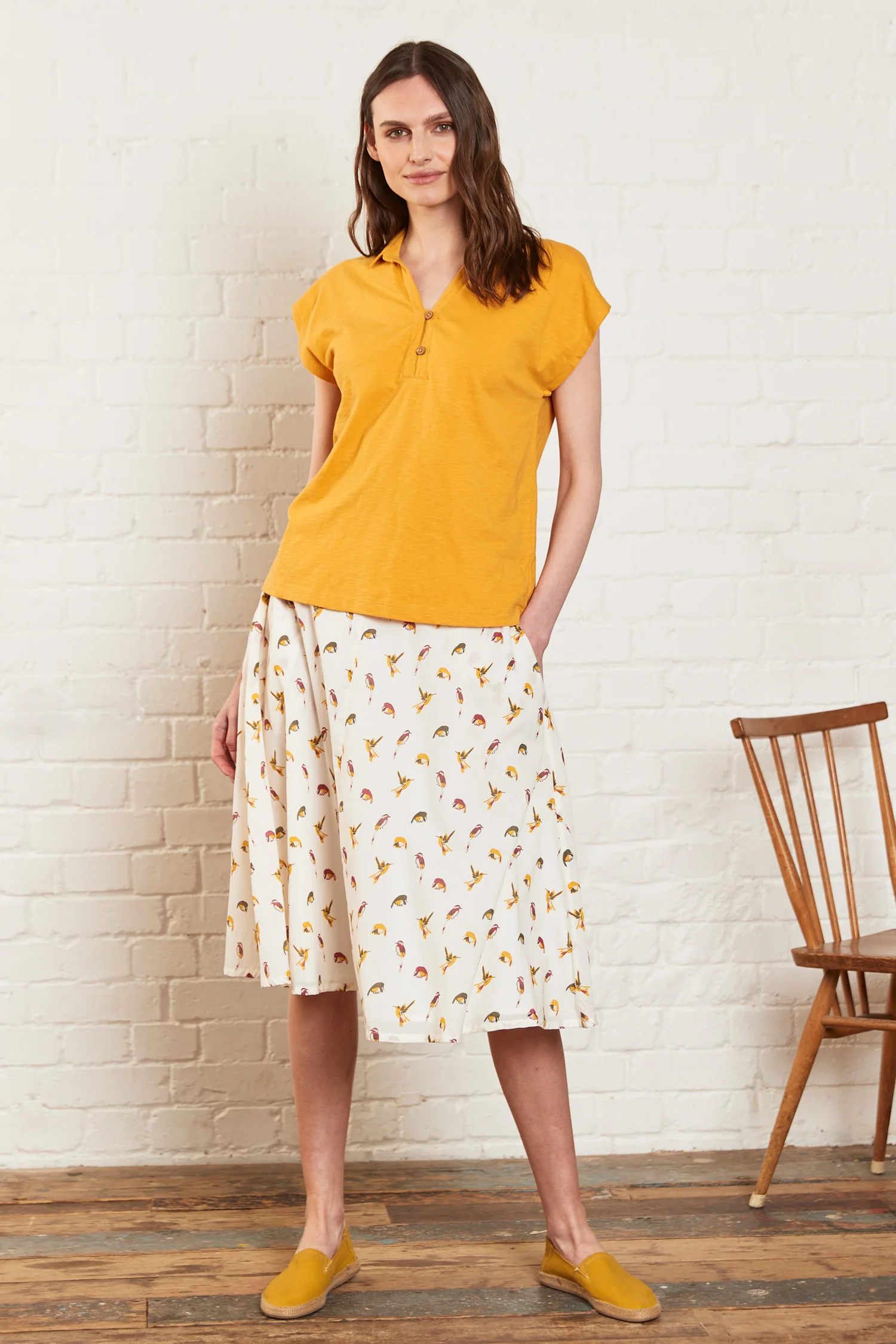 GOTS Organic Cotton Collared T-shirt - Image 4
